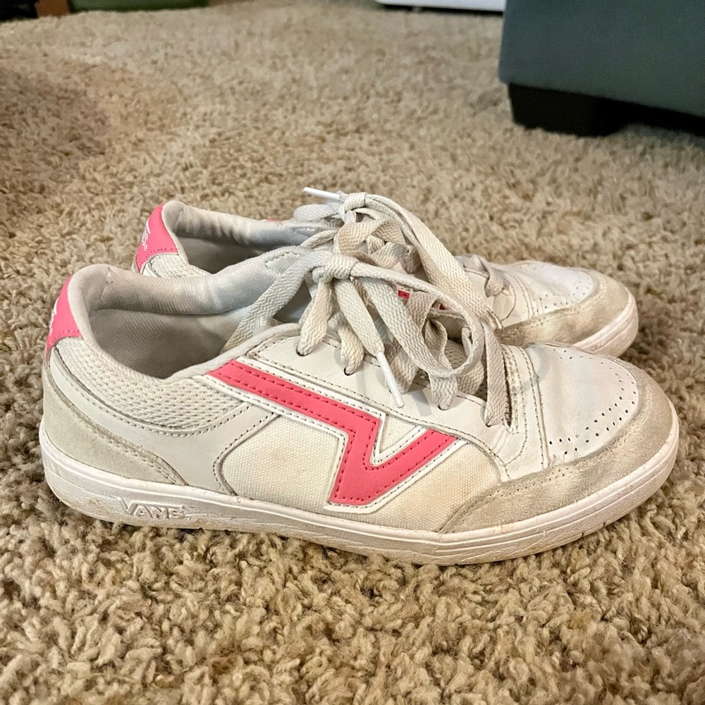 Womens Lowland CC Court True White/Pink Lemonade Vans